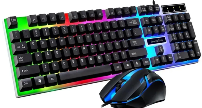Kit De Teclado Y Mouse Retroiluminado